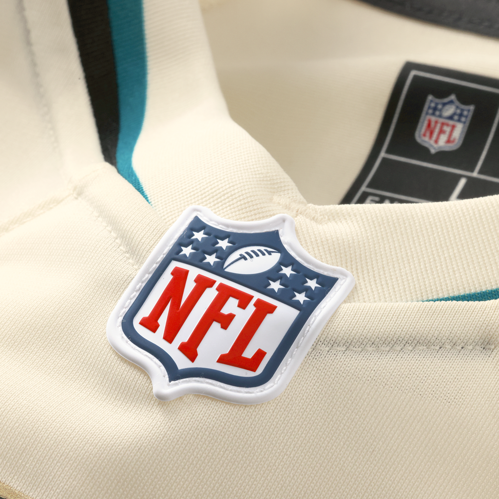 Jacksonville Jaguars Travis Hunter Nike Natural 2026 Rivalries Collection Game Jersey - product image 11