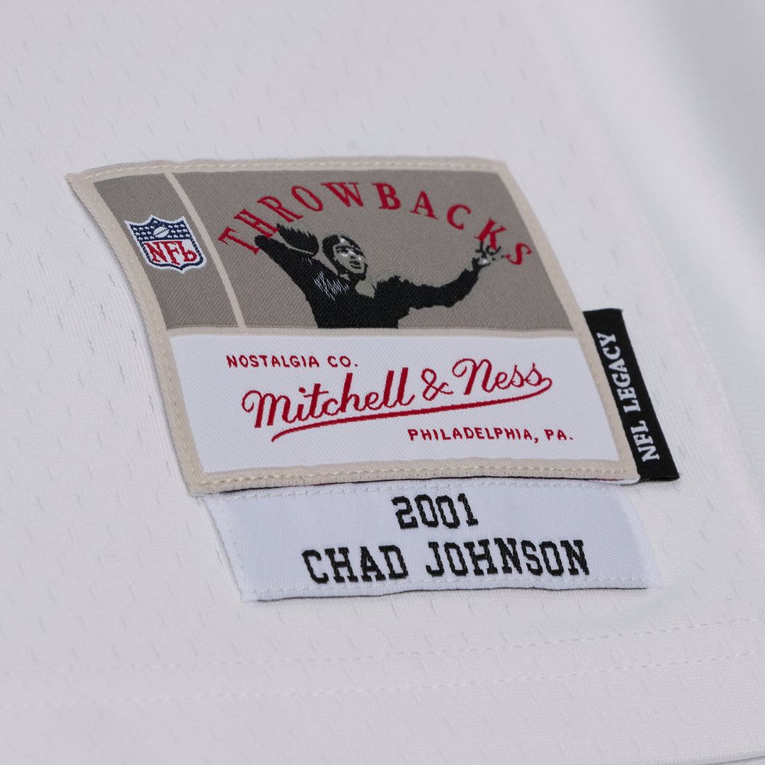 Cincinnati Bengals Chad Johnson Mitchell & Ness White 2001 Legacy Replica Player Jersey - product image 3