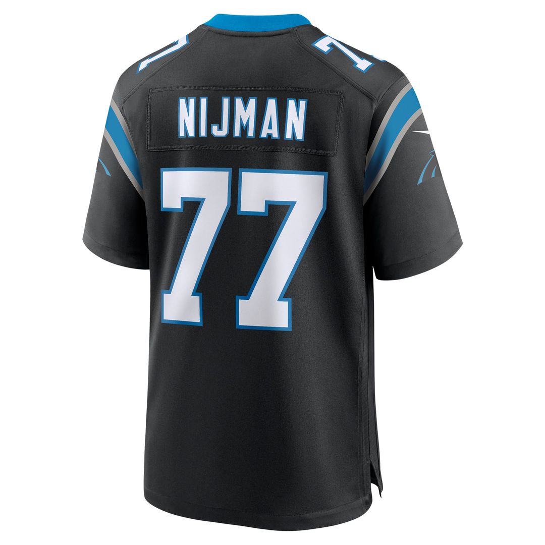 Carolina Panthers Yosh Nijman Nike Black Game Jersey - product image 3