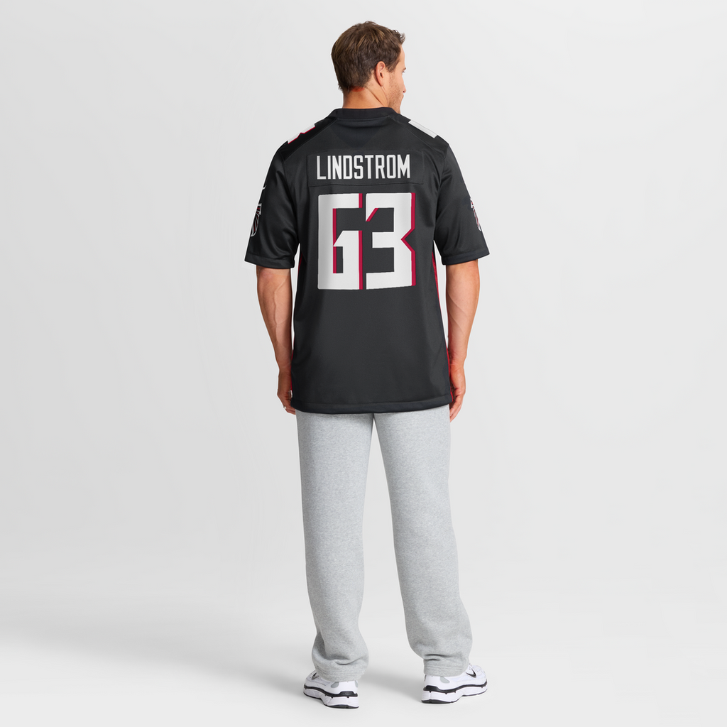 Atlanta Falcons Chris Lindstrom Nike Black Game Jersey - product image 8