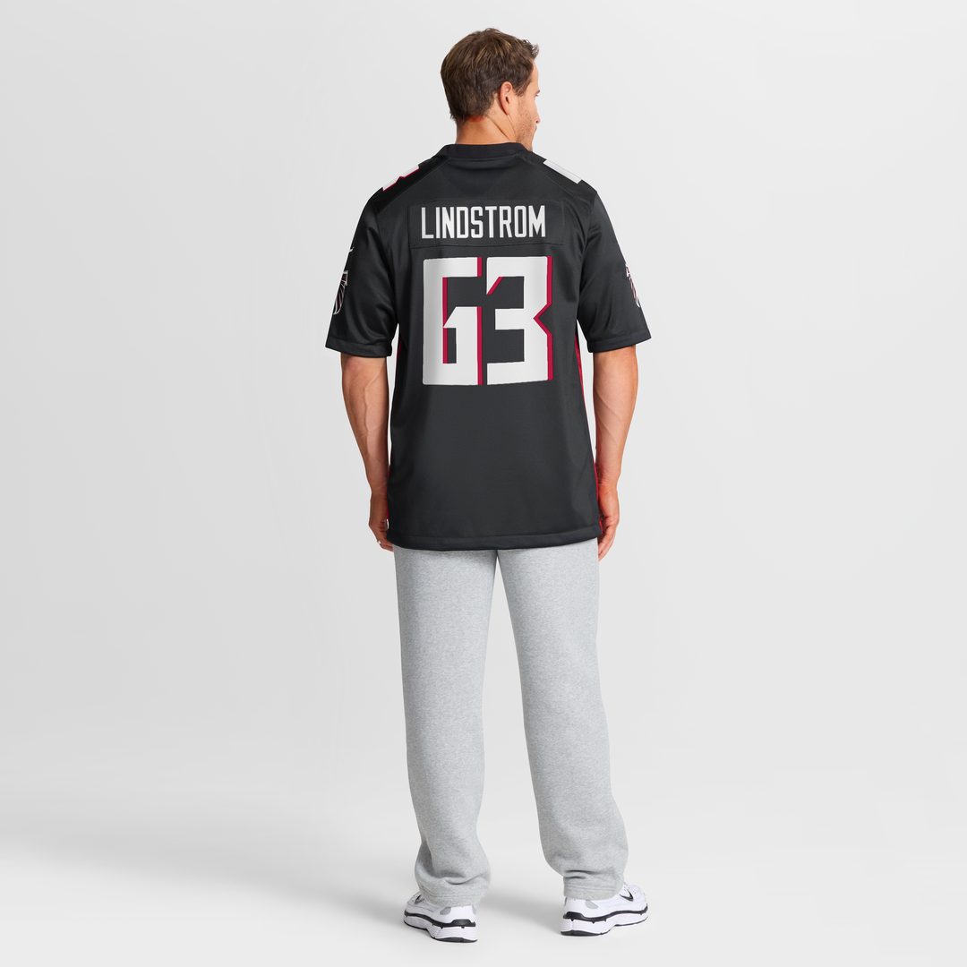 Atlanta Falcons Chris Lindstrom Nike Black Game Jersey - product image 8