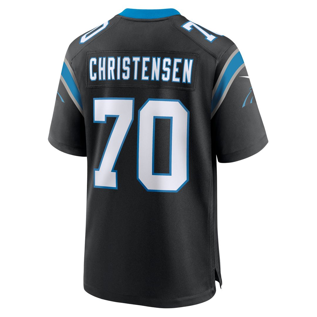 Carolina Panthers Brady Christensen Nike Black Team Game Jersey - product image 3