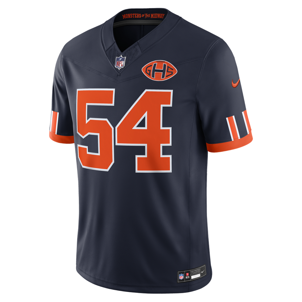 Chicago Bears Brian Urlacher Nike Navy 2026 Rivalries Collection Game Jersey - product image 4