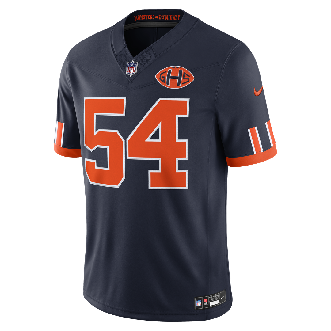 Chicago Bears Brian Urlacher Nike Navy 2026 Rivalries Collection Game Jersey - product image 4