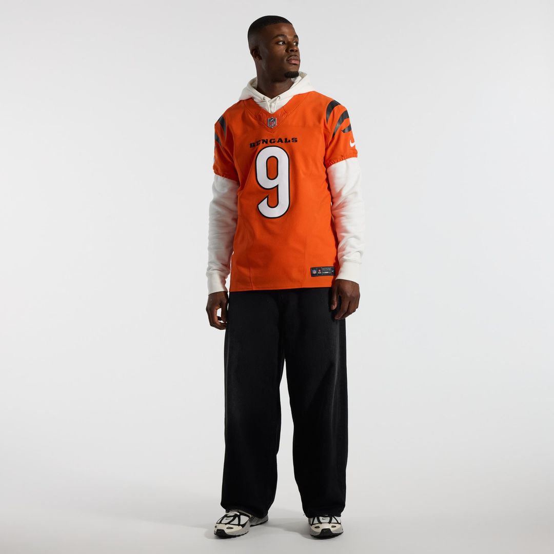 Cincinnati Bengals Joe Burrow Nike Orange Team Vapor F.U.S.E. Elite Jersey - product image 5