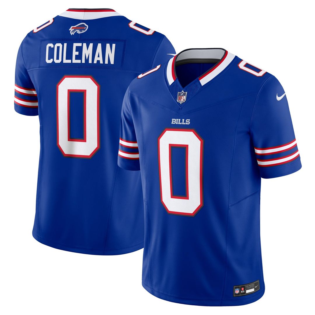 Buffalo Bills Keon Coleman Nike Royal Team Vapor F.U.S.E. Limited Jersey - product image 1