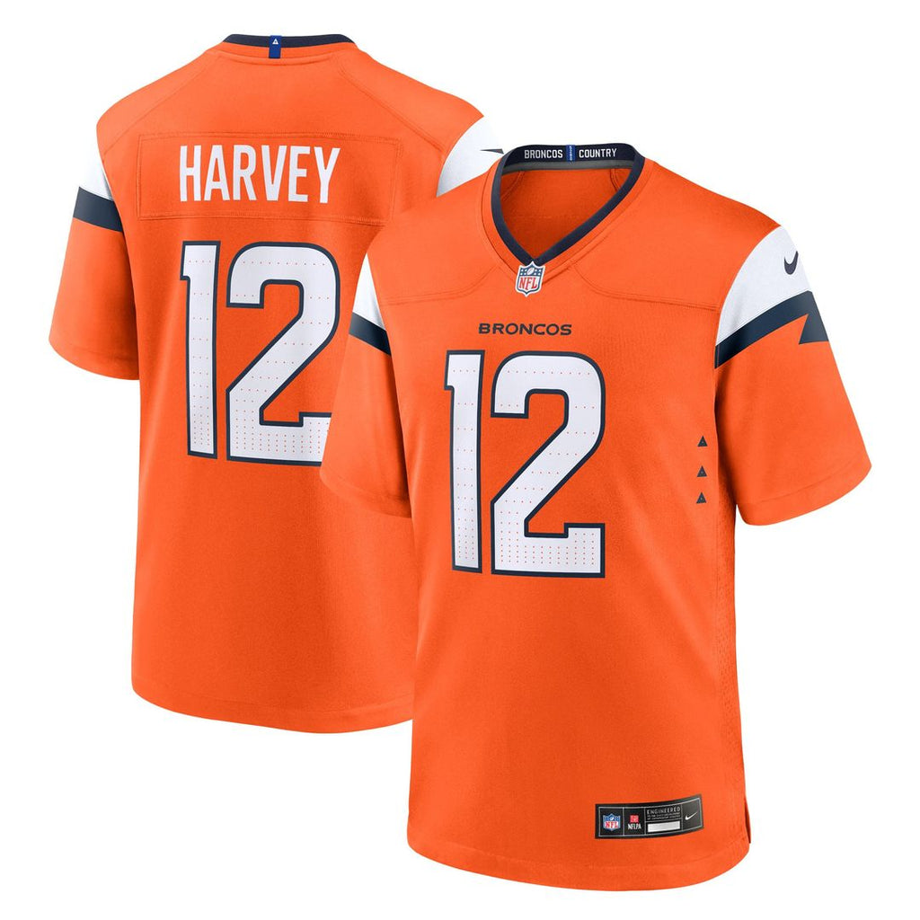 Denver Broncos RJ Harvey Nike Orange Team Game Jersey - product image 1