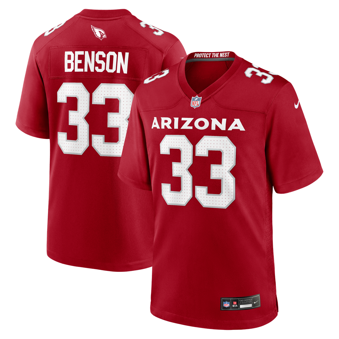 Arizona Cardinals Trey Benson Nike Cardinal Team Game Jersey - product image 1