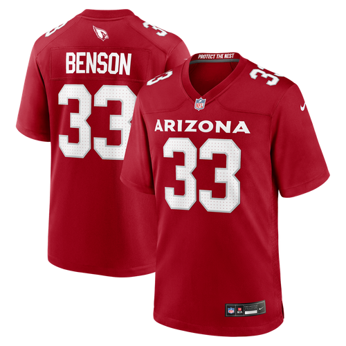 Arizona Cardinals Trey Benson Nike Cardinal Team Game Jersey - product image 1