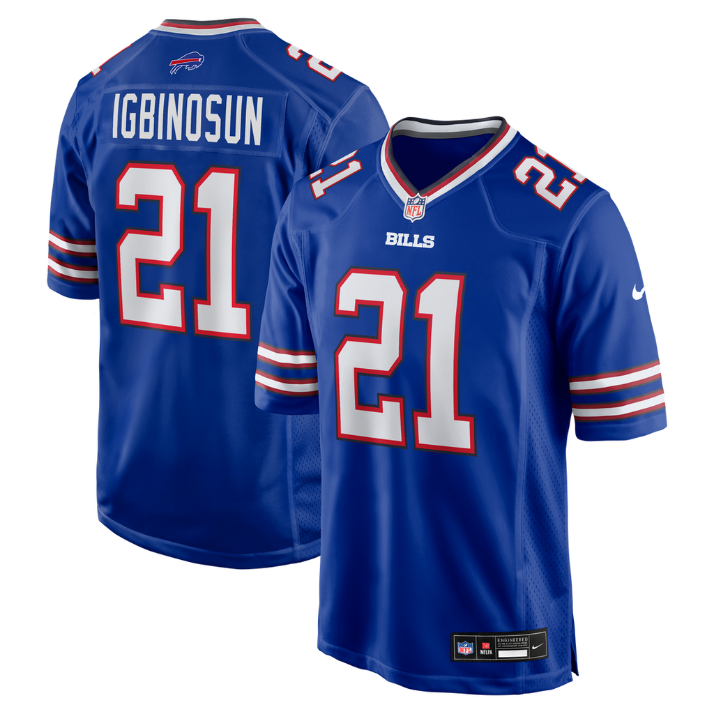 Buffalo Bills Davison Igbinosun Nike Royal Team Game Jersey - product image 1