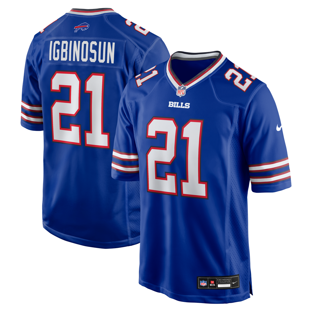 Buffalo Bills Davison Igbinosun Nike Royal Team Game Jersey - product image 1