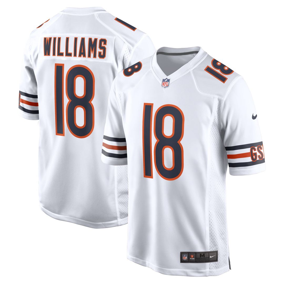 Chicago Bears Caleb Williams Nike White First Round Pick Player Game Jersey - product image 8