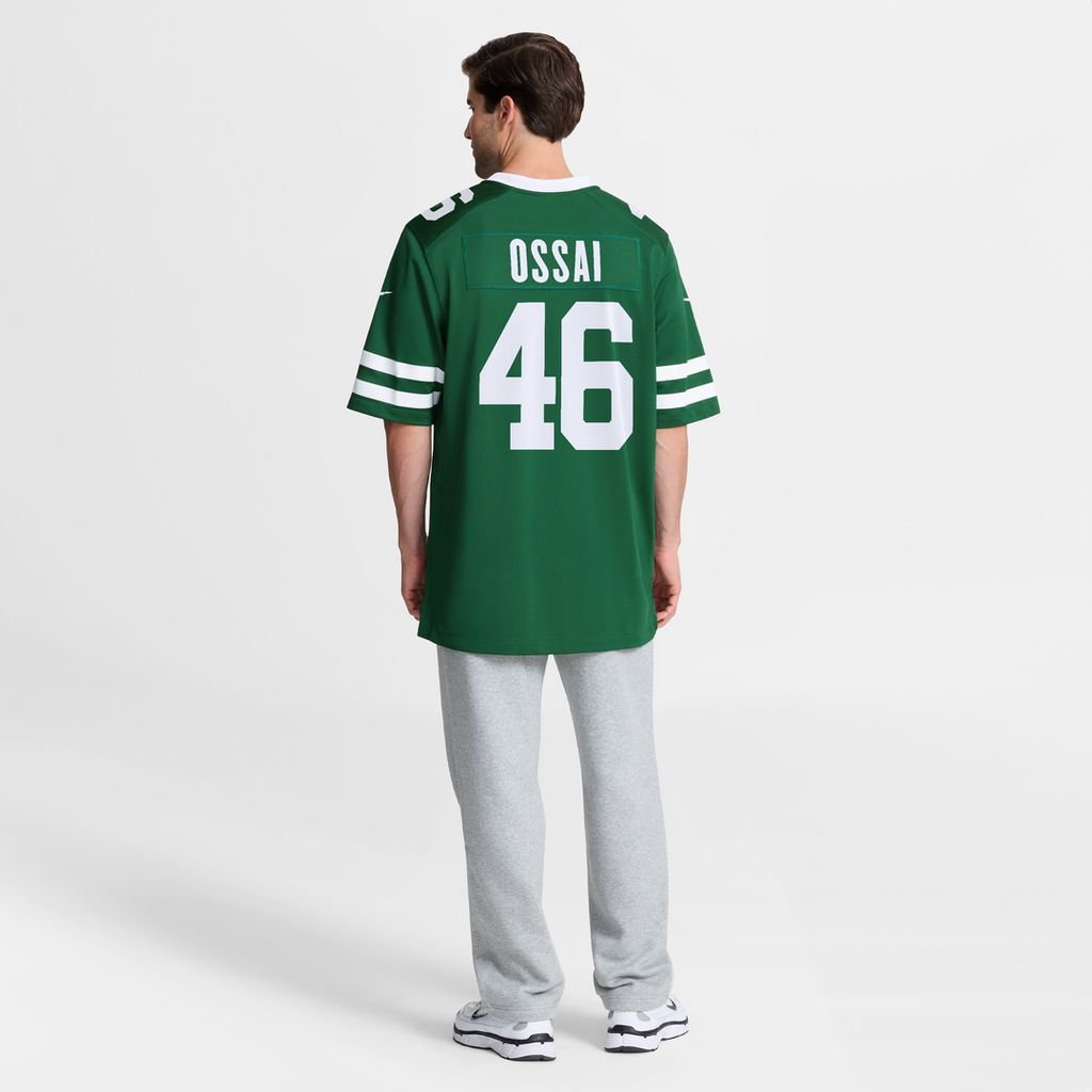 New York Jets Joseph Ossai Nike Legacy Green Team Game Jersey - product image 5