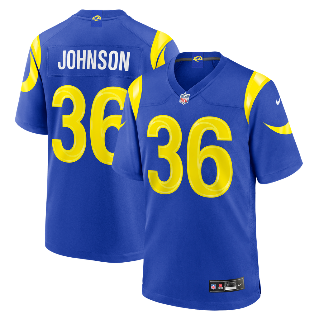 Los Angeles Rams Alex Johnson Nike Royal Team Game Jersey - product image 1