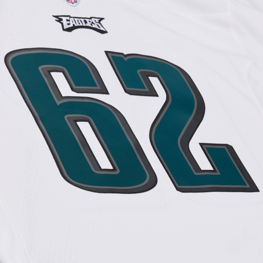 Philadelphia Eagles Jason Kelce Mitchell & Ness White 2011 Legacy Replica Player Jersey - product image 5