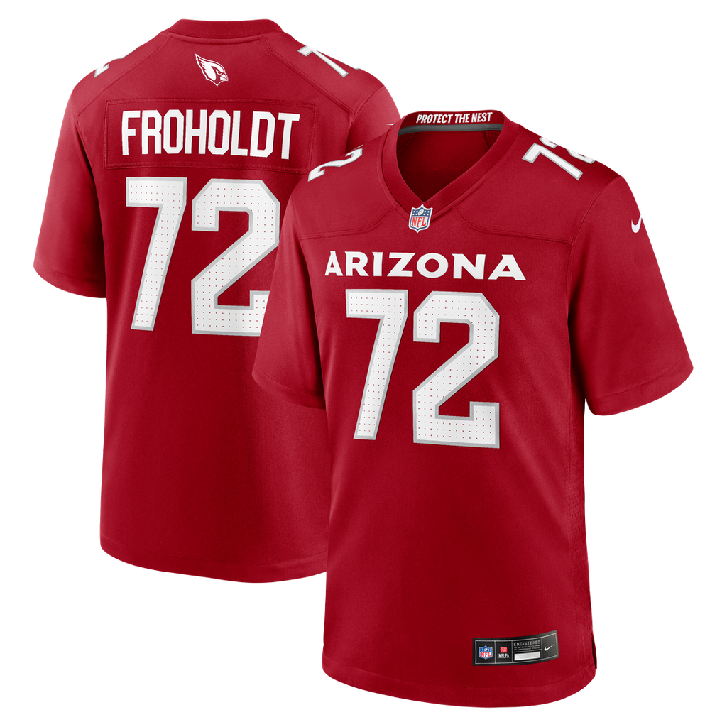 Arizona Cardinals Hjalte Froholdt Nike Cardinal Team Game Jersey - product image 1