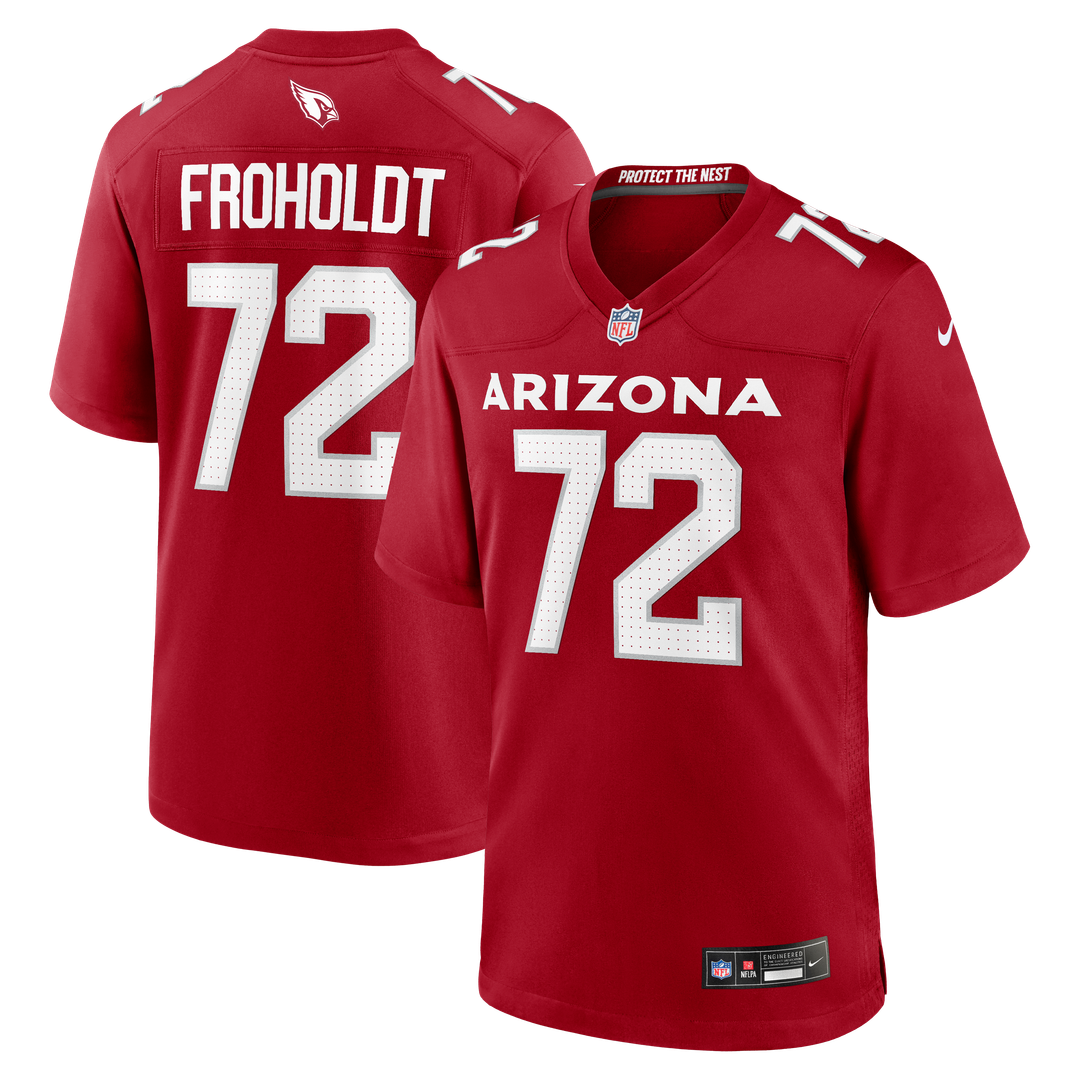 Arizona Cardinals Hjalte Froholdt Nike Cardinal Team Game Jersey - product image 1