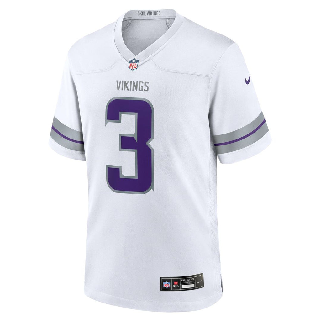Minnesota Vikings Jordan Addison Nike White Alternate Game Player Jersey - product image 5