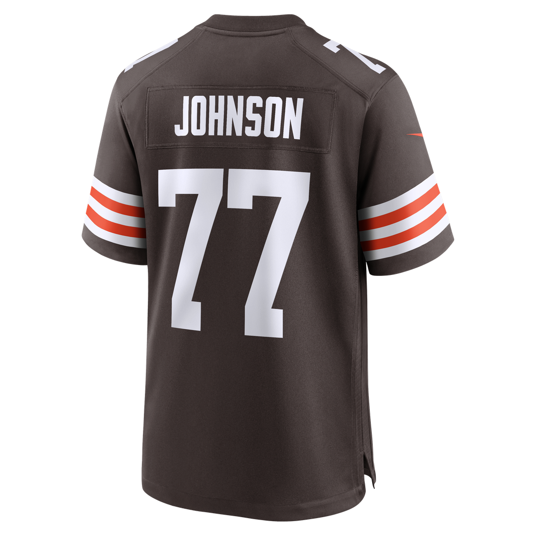Cleveland Browns Zion Johnson Nike Brown Team Game Jersey - product image 3