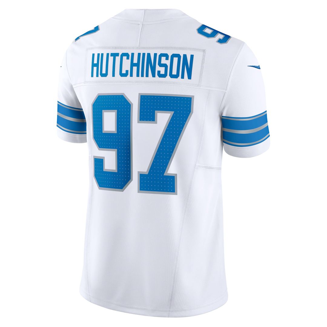 Detroit Lions Aidan Hutchinson Nike White Vapor F.U.S.E. Limited Jersey - product image 6