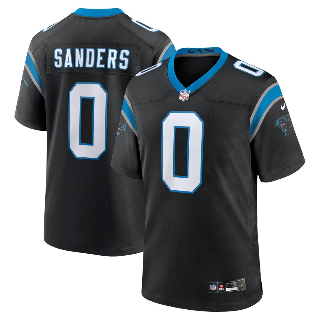 Carolina Panthers Ja'Tavion Sanders Nike Black Game Jersey - product image 1