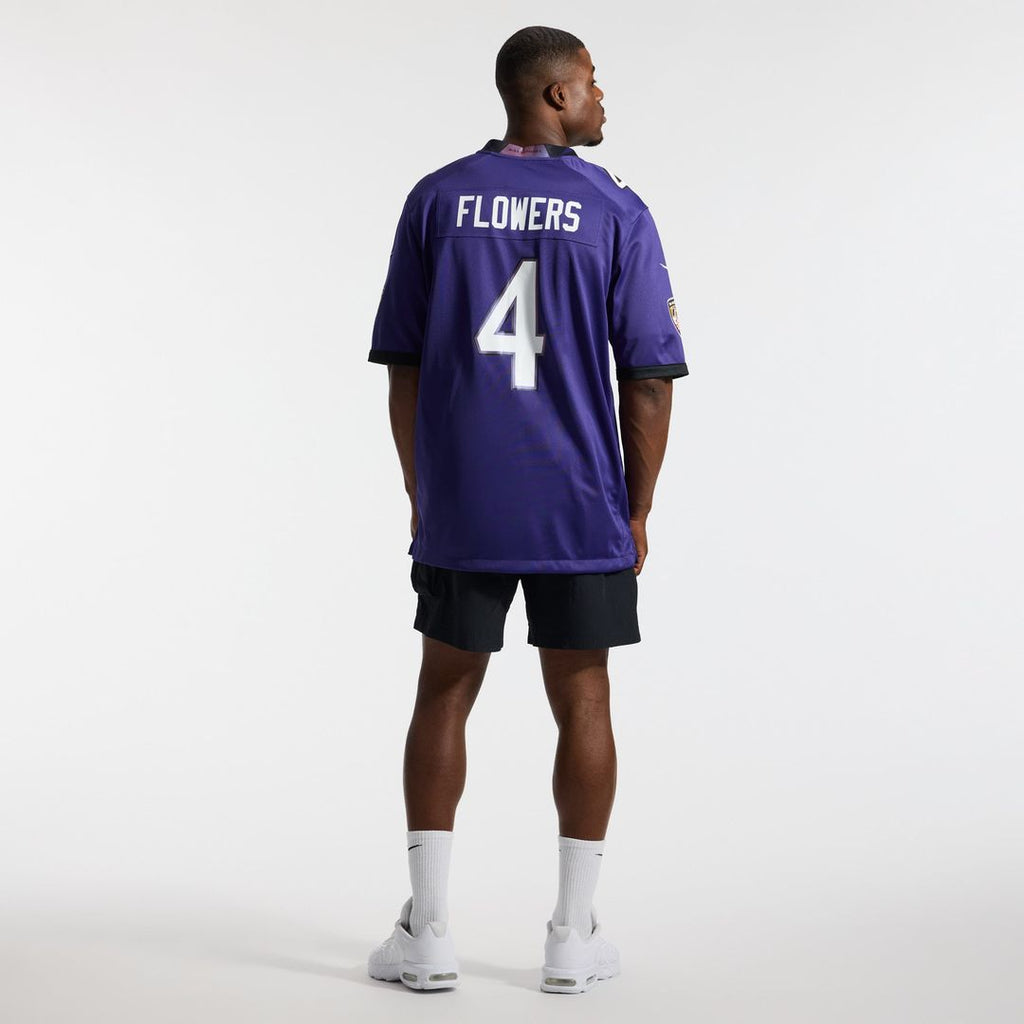 Baltimore Ravens Zay Flowers Nike Purple Team Game Jersey - product image 6