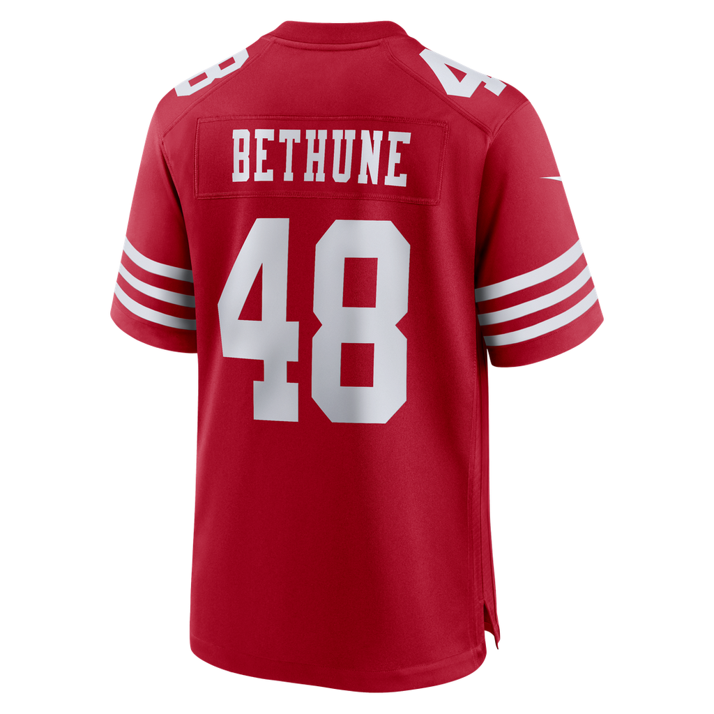 San Francisco 49ers Tatum Bethune Nike Scarlet Game Jersey - product image 3