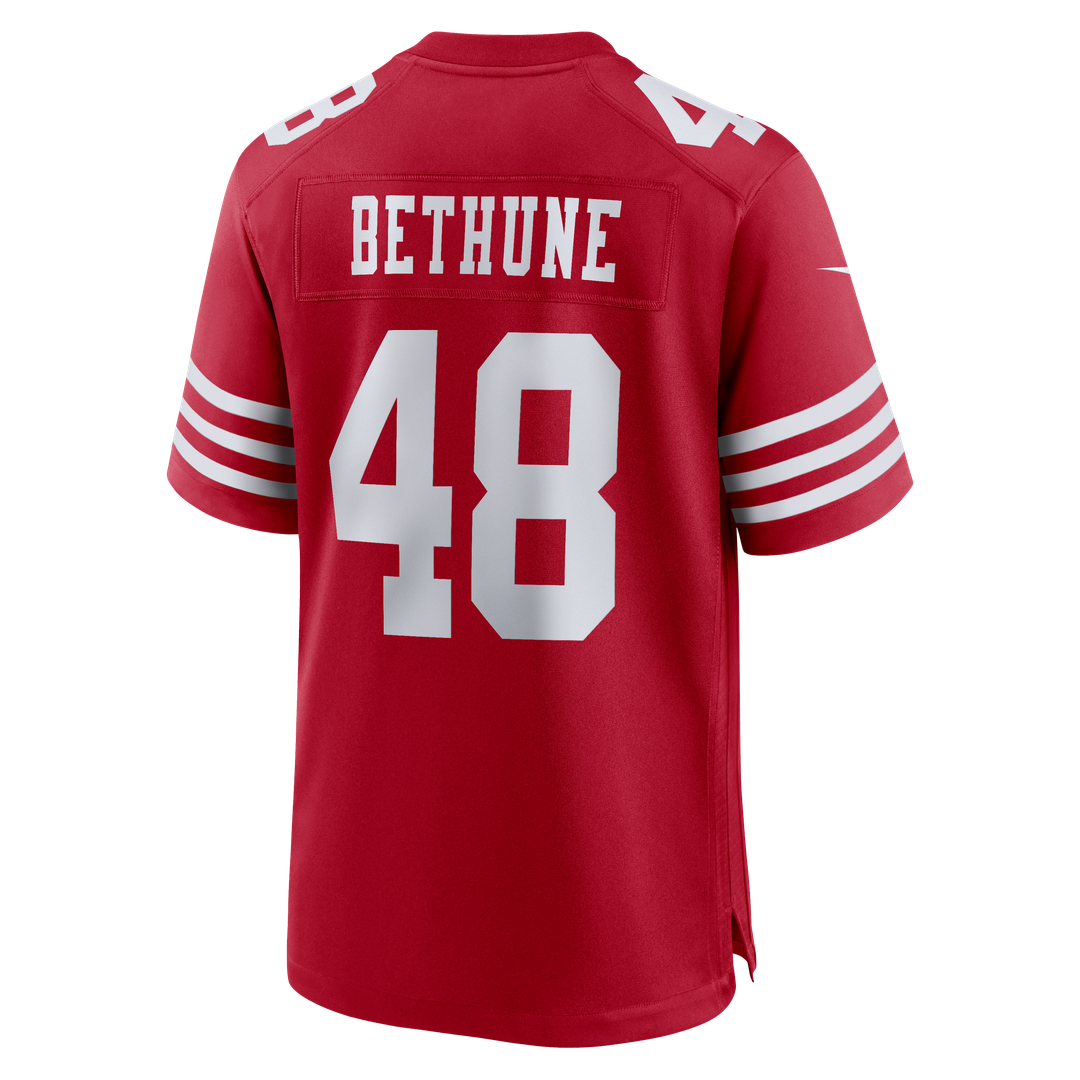 San Francisco 49ers Tatum Bethune Nike Scarlet Game Jersey - product image 3