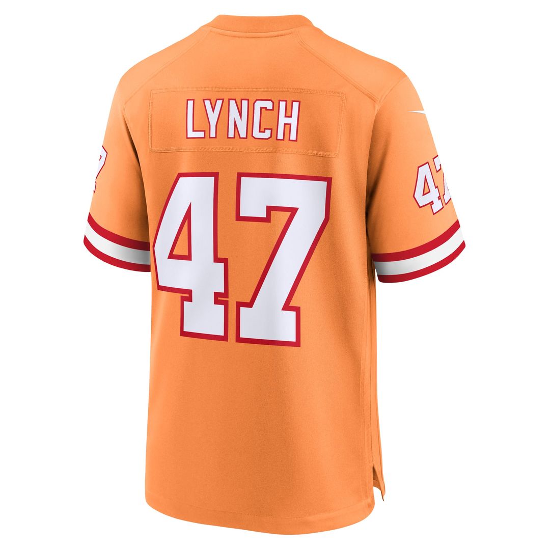 Tampa Bay Buccaneers John Lynch Nike Orange Throwback Game Jersey - product image 3