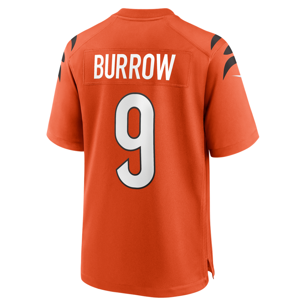 Cincinnati Bengals Joe Burrow Nike Orange Alternate Game Jersey - product image 8