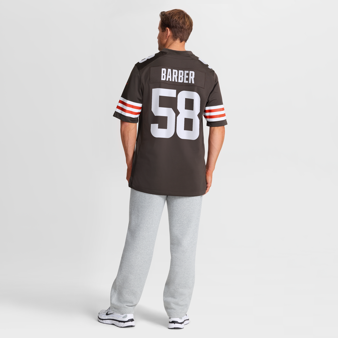 Cleveland Browns Austin Barber Nike Brown Team Game Jersey - product image 3