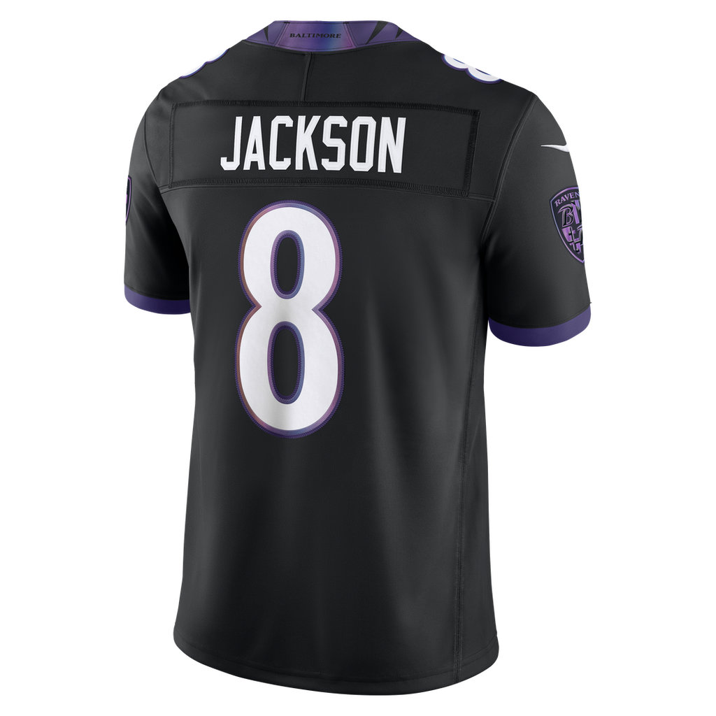 Baltimore Ravens Lamar Jackson Nike Black Alternate Alternate Vapor F.U.S.E. Stitched Limited Jersey - product image 6