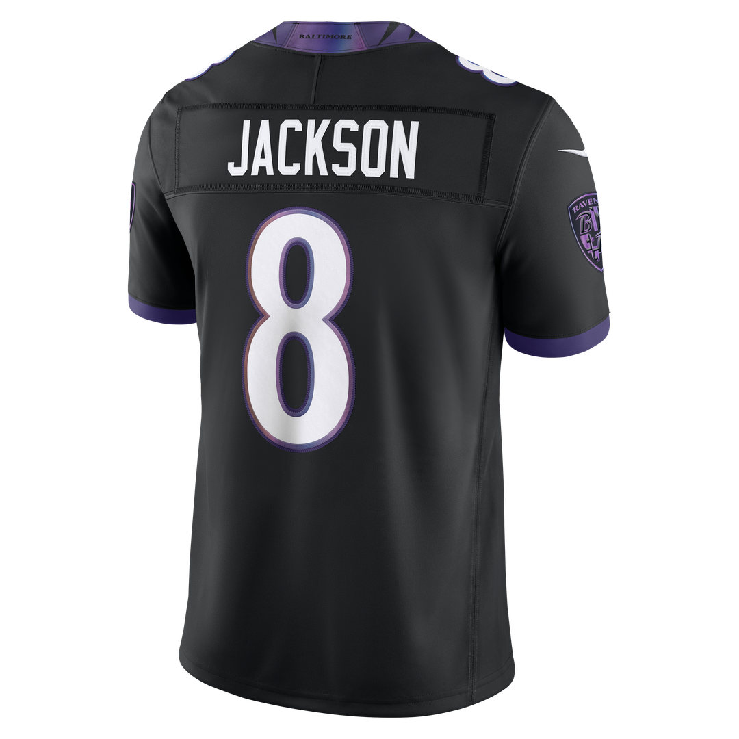 Baltimore Ravens Lamar Jackson Nike Black Alternate Alternate Vapor F.U.S.E. Stitched Limited Jersey - product image 6