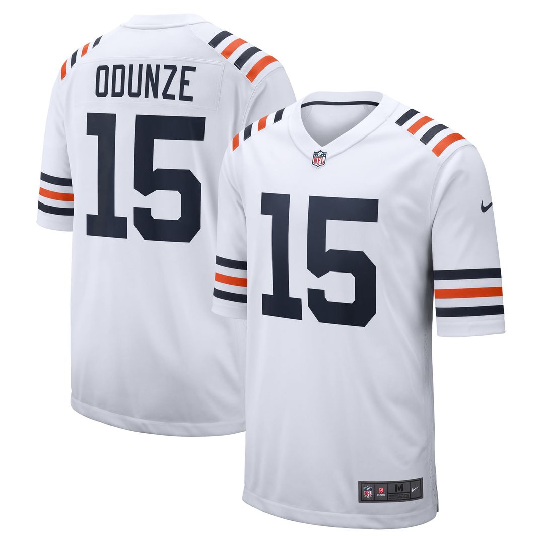 Chicago Bears Rome Odunze Nike White Alternate Game Jersey - product image 1