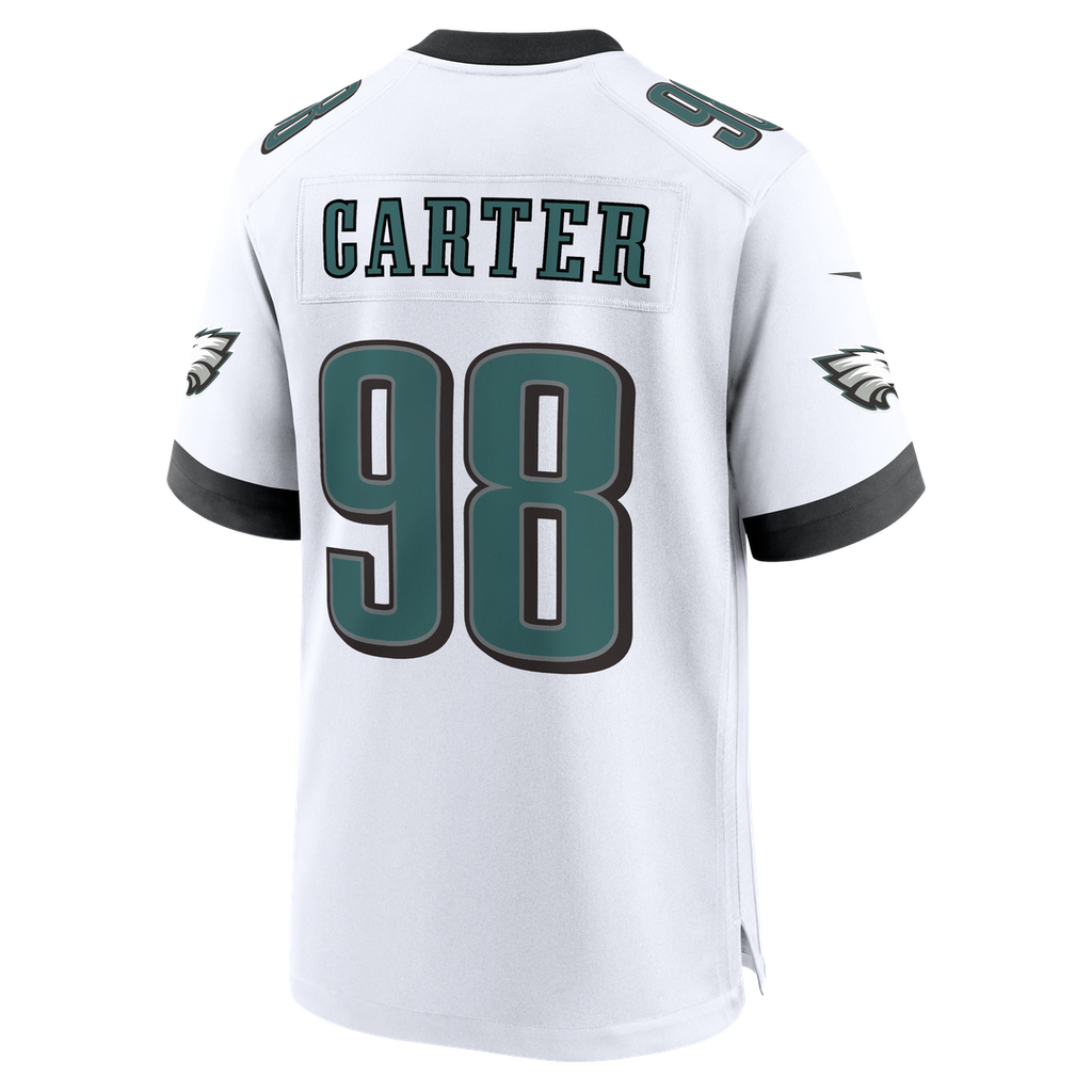 Philadelphia Eagles Jalen Carter Nike White Game Jersey - product image 3