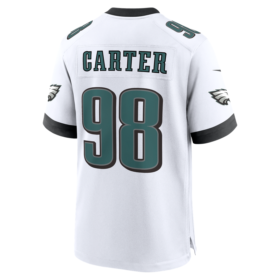 Philadelphia Eagles Jalen Carter Nike White Game Jersey - product image 3