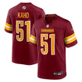 Washington Commanders Ale Kaho Nike Burgundy Team Game Jersey - product image 1