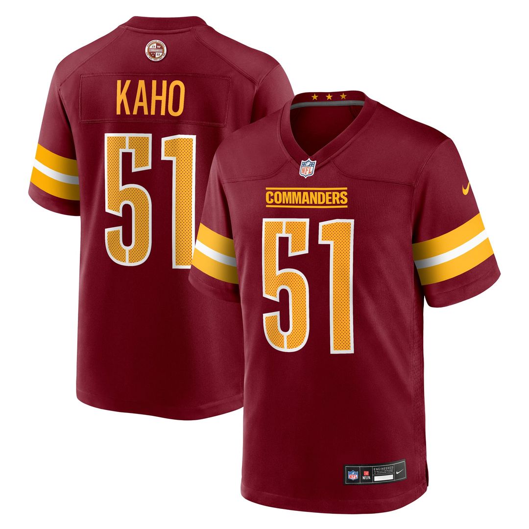 Washington Commanders Ale Kaho Nike Burgundy Team Game Jersey - product image 1