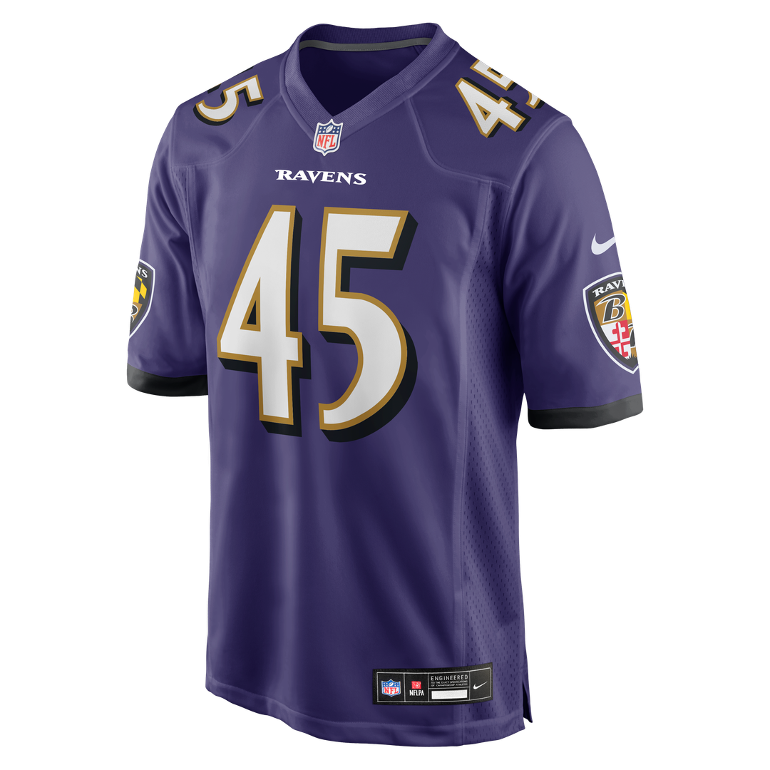 Baltimore Ravens Mike Green Nike Purple Team Game Jersey - product image 2