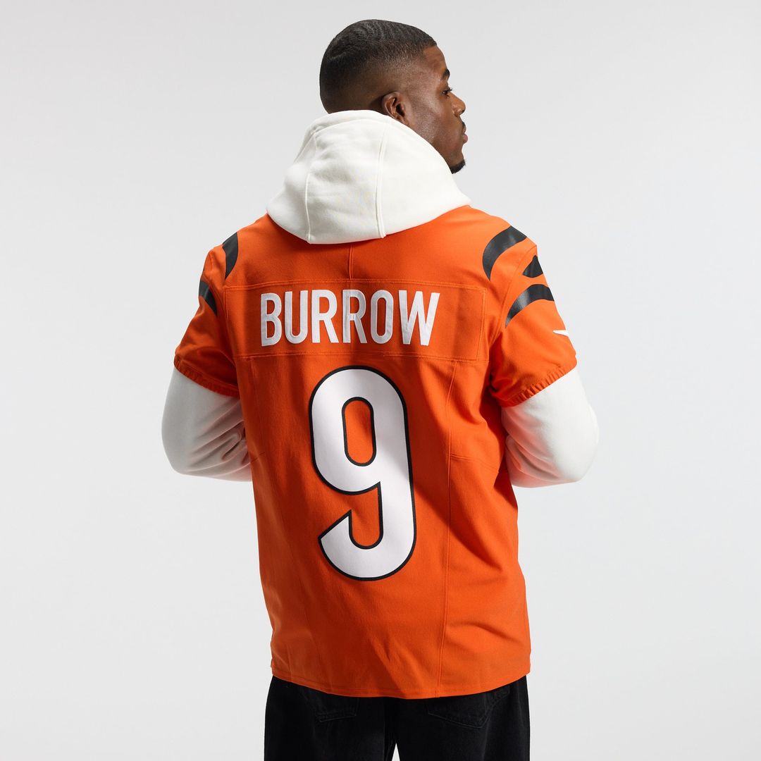 Cincinnati Bengals Joe Burrow Nike Orange Team Vapor F.U.S.E. Elite Jersey - product image 4