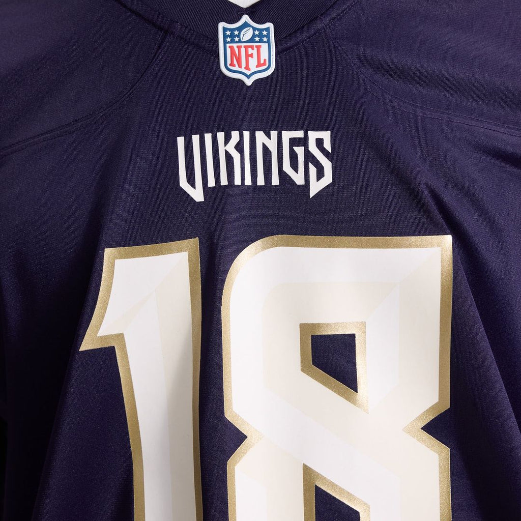 Minnesota Vikings Justin Jefferson Nike Purple 2026 Rivalries Collection Game Jersey - product image 11