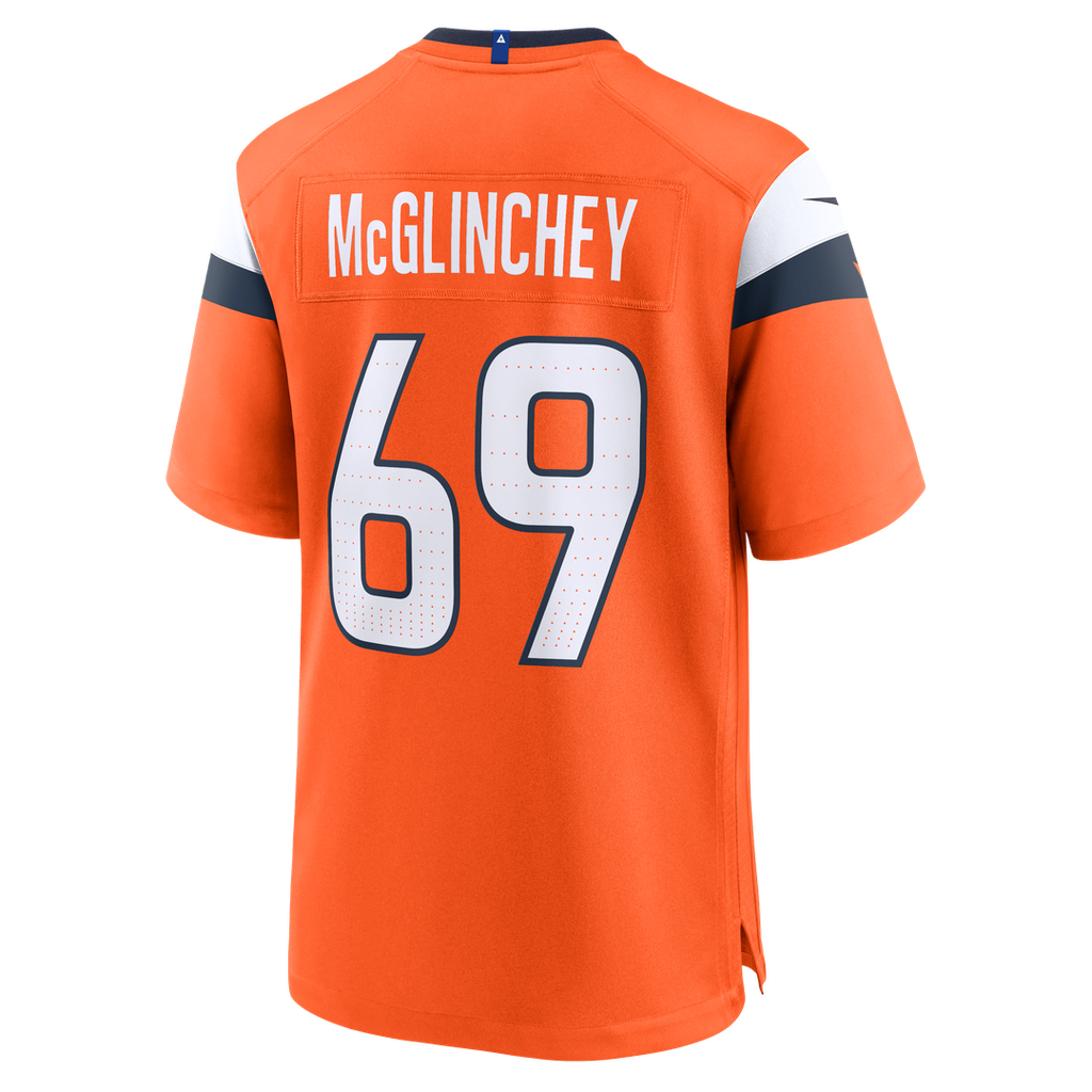 Denver Broncos Mike McGlinchey Nike Orange Team Game Jersey - product image 3