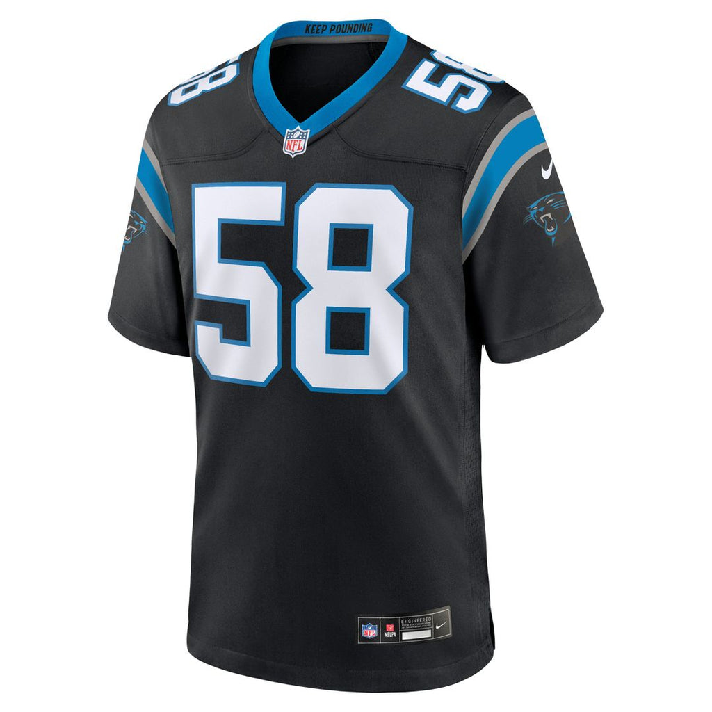 Carolina Panthers Thomas Davis Sr. Nike Black Team Retired Game Jersey - product image 2