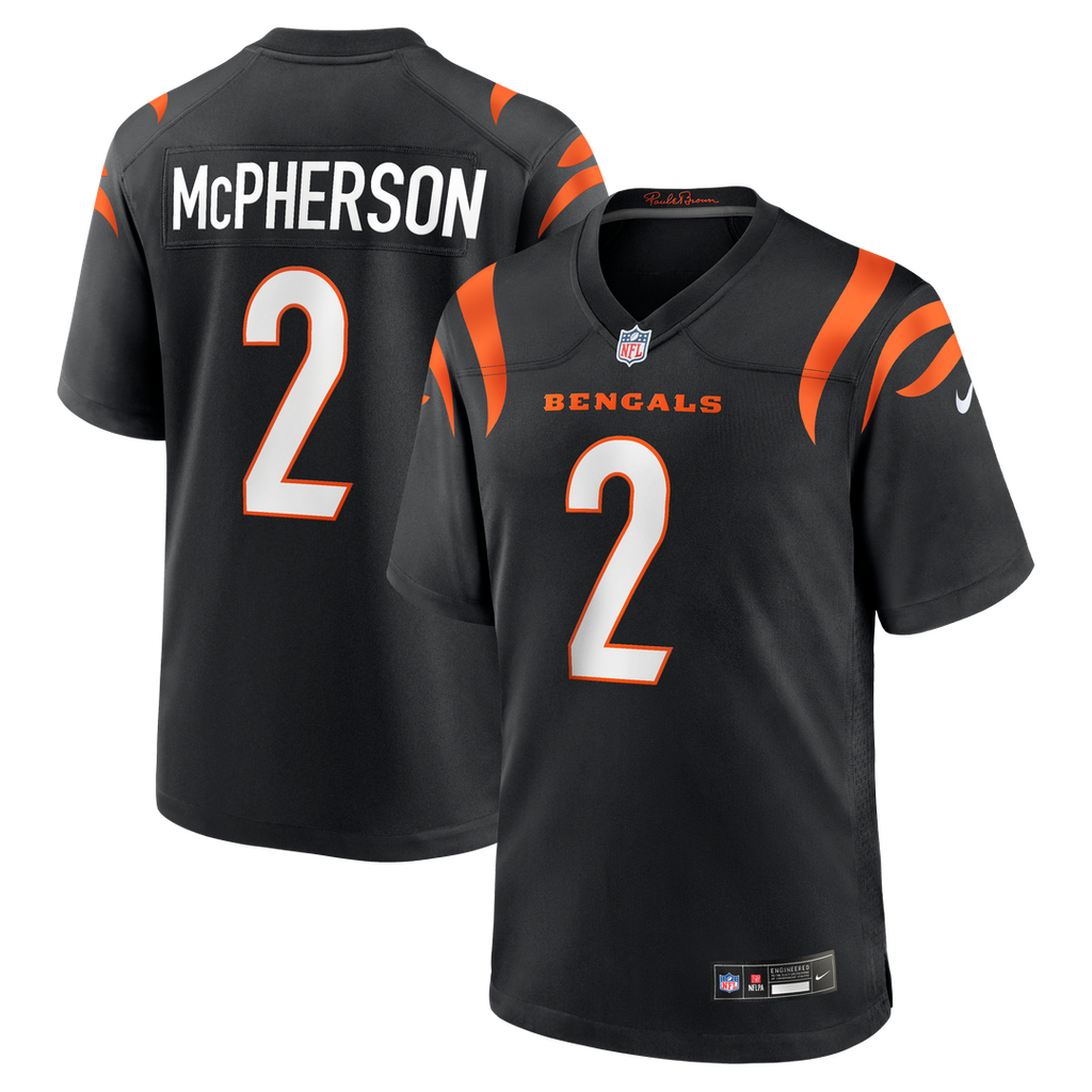 Cincinnati Bengals Evan McPherson Nike Black Game Jersey - product image 1