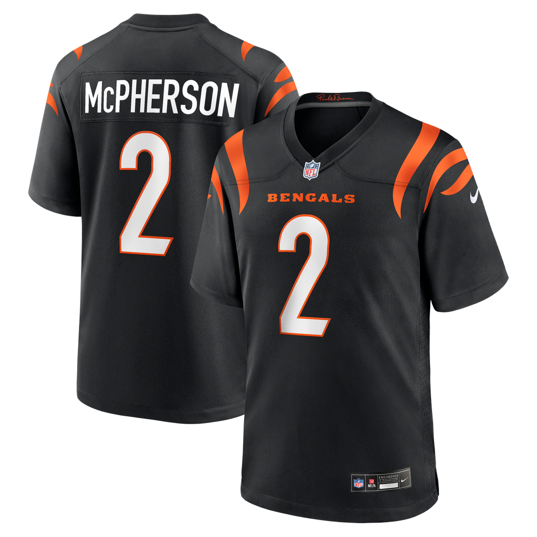 Cincinnati Bengals Evan McPherson Nike Black Game Jersey - product image 1