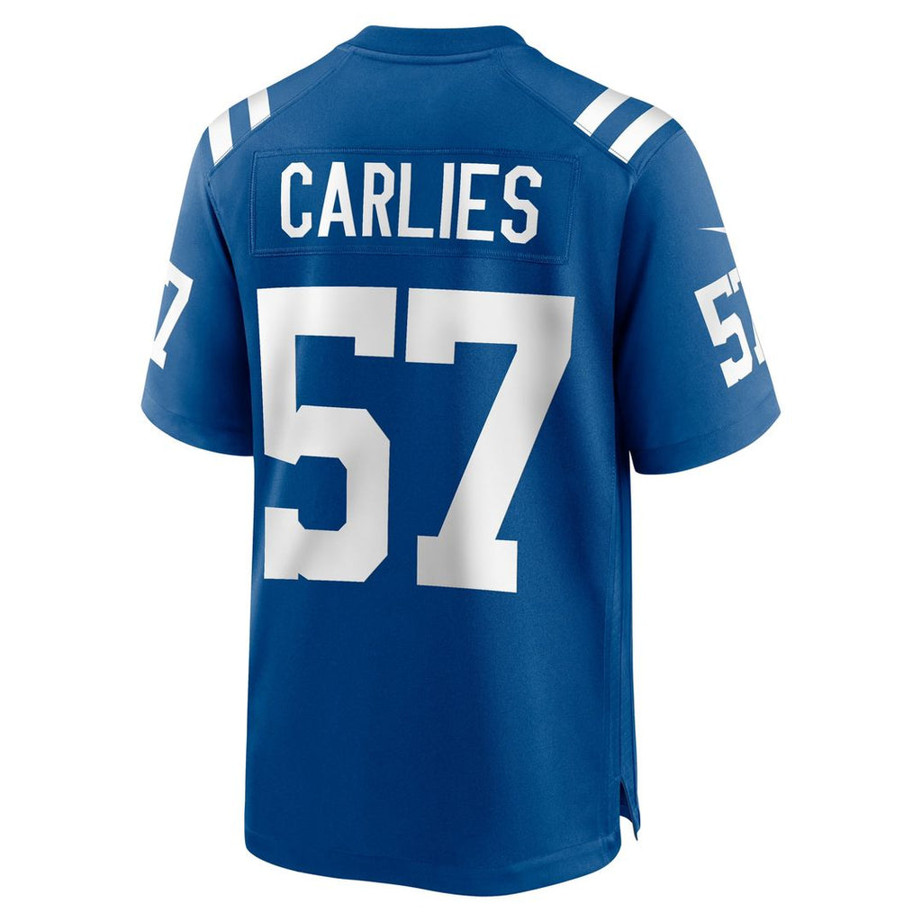 Indianapolis Colts Jaylon Carlies Nike Royal Game Jersey - product image 3