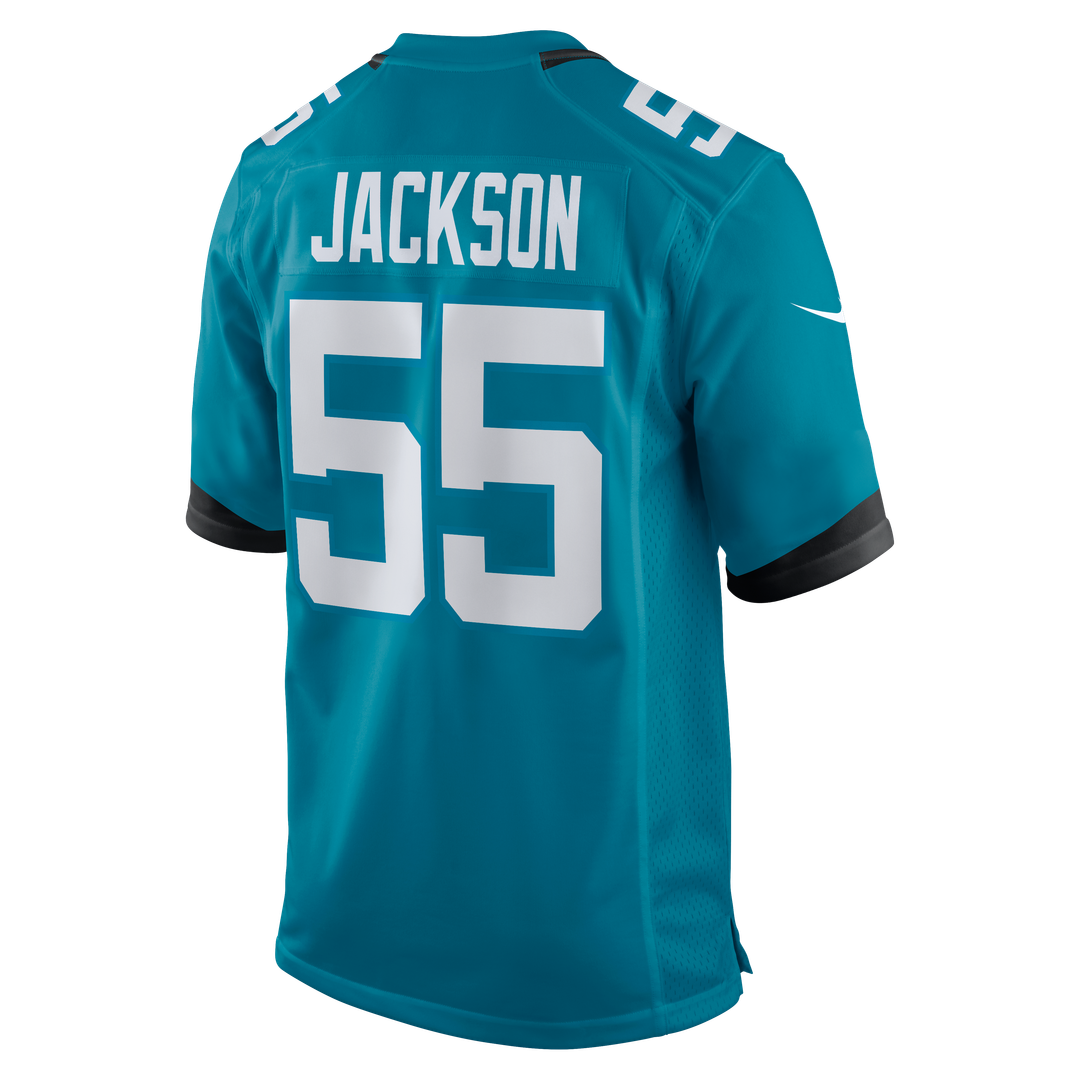 Jacksonville Jaguars Dequan Jackson Nike Teal Game Jersey - product image 3