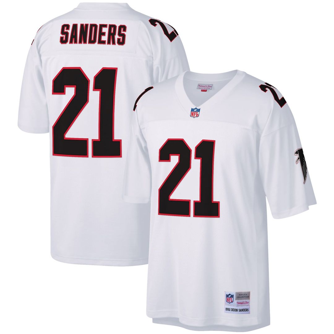Atlanta Falcons Deion Sanders Mitchell & Ness Red Legacy Replica Jersey - product image 7