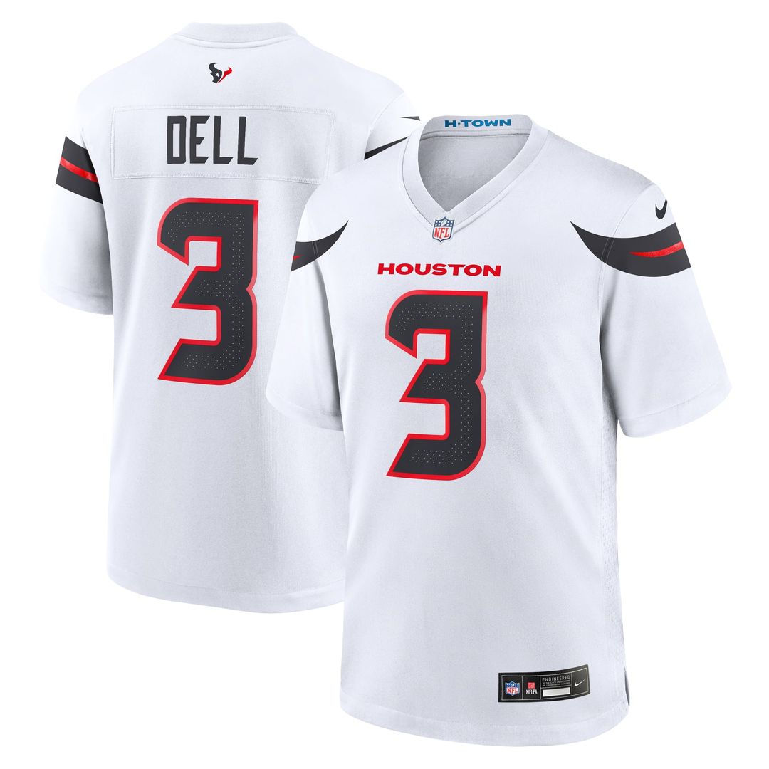 Houston Texans Tank Dell Nike White Game Jersey - product image 1
