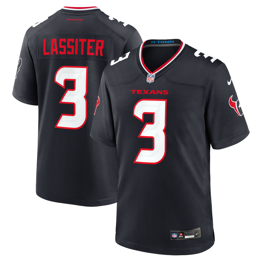 Houston Texans Kamari Lassiter Nike Navy Team Game Jersey - product image 1